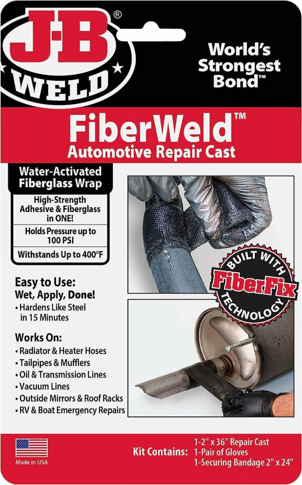J-B WELD 38237 opravná fiber páska Automotive Repair Cast pro auto opravy ( š5,1 x d91cm )