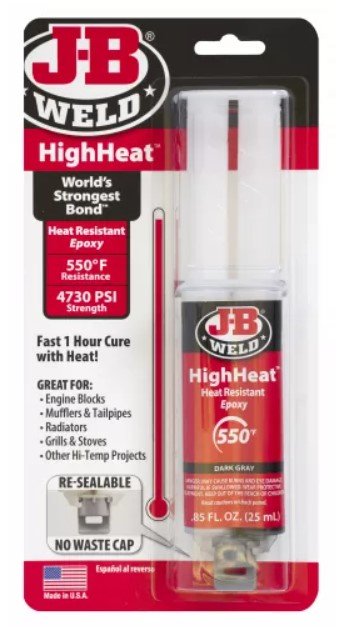 J-B WELD 50197 žáruvzdorné epoxidové lepidlo HighHeat ( 25ml )